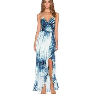 Parker Halle Watercolor Dress in Ripa